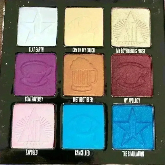 Jeffree Star & Shane Dawson Collaborated on “MINI CONTROVERSY” 9 Shadow Palette - Picture 1 of 3